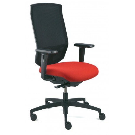 Dauphin Fauteuil de bureau ergonomique To-sync, assise en tissu Noir,  dossier résille Blanc - Chaises de Bureaufavorable à acheter dans notre  magasin